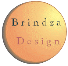 Brindza design logo